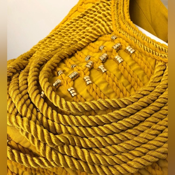 BNWT Balmain H&M Beaded Rope Vest 36 - Picture 4 of 7